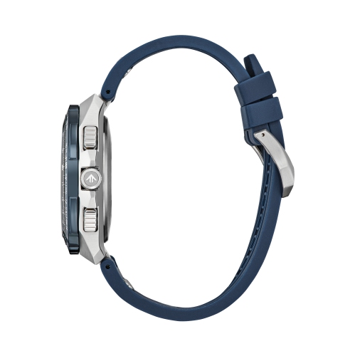 Citizen Mens Promaster Sikorsky Special Edition Eco-Drive Watch 46mm Silver-Tone Stainless Steel Case Blue Rubber Strap with Blue Dial