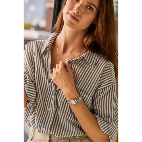 Citizen Ladies Bianca Eco-Drive Watch 21.5mm Silver-Tone Stainless Steel Case and Bracelet with White Dial