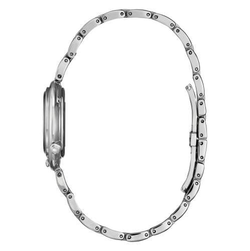 Montre pour femmes L Arcly Eco-Drive de Citizen 29,8&nbsp;mm avec boîtier et bracelet en acier inoxydable argenté et cadran bleu