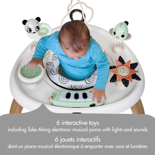 Tiny Love Black and White 5-in-1 Here I Grow Stationary Activity Center