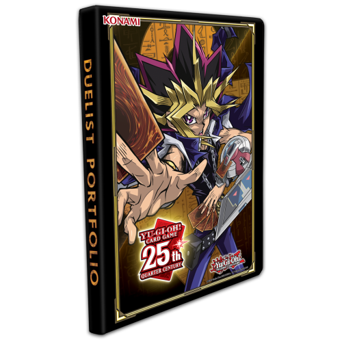 Konami YuGiOh! Porte-documents Duelist à 9 pochettes : Yugi & Kaiba Quarter Century Yu-GI-Oh! Album, reliure