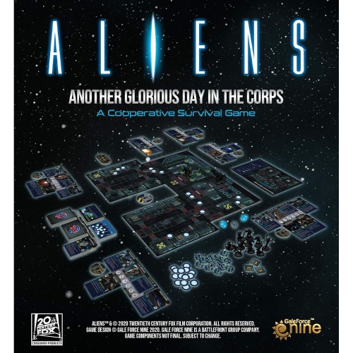 Gale Force 9 Aliens: Another Glorious Day in the Corps - Get Away From Her, You B***H! 2-4 players, ages 13+, 30 minutes