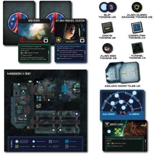 Gale Force 9 Aliens: Another Glorious Day in the Corps - Get Away From Her, You B***H! 2-4 players, ages 13+, 30 minutes