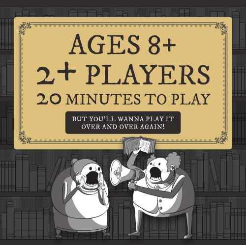 Exploding Kittens LLC Really Loud Librarians 2+ players, ages 8+, 20 minutes