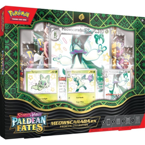 Jeu de cartes à collectionner Pokémon USA : Scarlet & Violet Paldean Fates Premium Collection - Meowscarada ex TCG