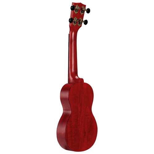 Mahalo Slimline Ukulele - Transparent Red