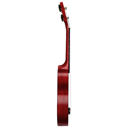 Mahalo Slimline Ukulele - Transparent Red