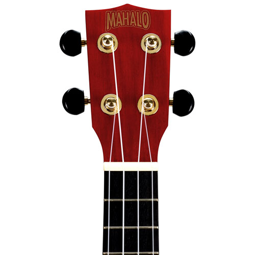Mahalo Slimline Ukulele - Transparent Red
