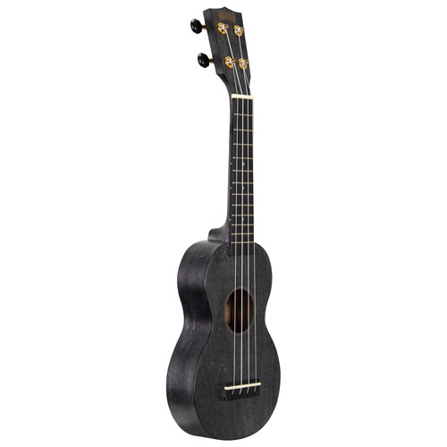 Mahalo Slimline Ukulele - Transparent Black