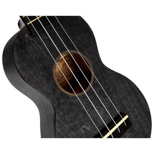 Mahalo Slimline Ukulele - Transparent Black