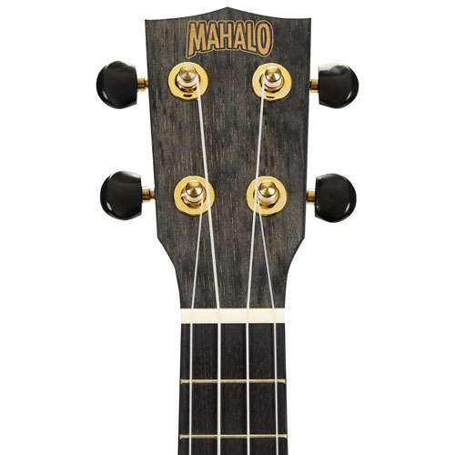 Mahalo Slimline Ukulele - Transparent Black
