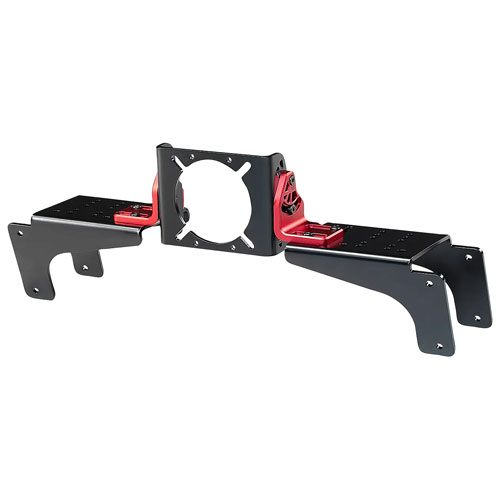 Adaptateur de support avant et latéral DD F-GT Elite 160 de Next Level Racing - Noir/Rouge