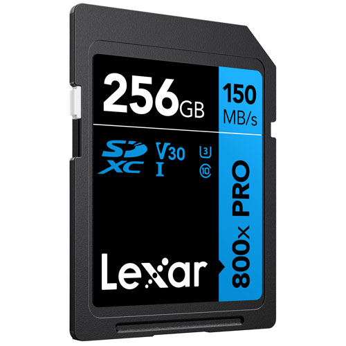 Lexar Blue 256GB 150MB/s SDXC Memory Card
