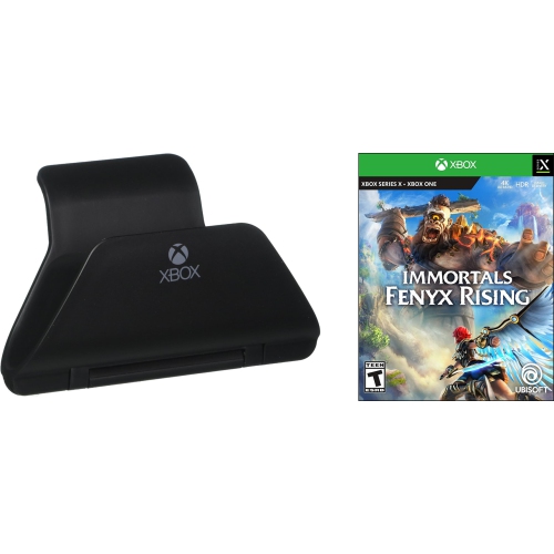 Manette Gear - Support de manette pour Xbox One - Noir avec jeu gratuit