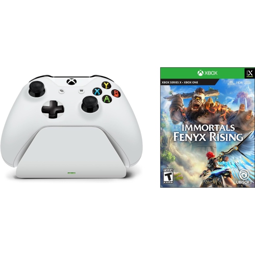 Station de chargement blanche robot de Controller Gear pour Xbox Series X/S/Xbox One avec jeu gratuit