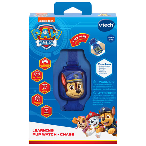 VTech PAW Patrol Chase Learning Pup Watch - Blue - English