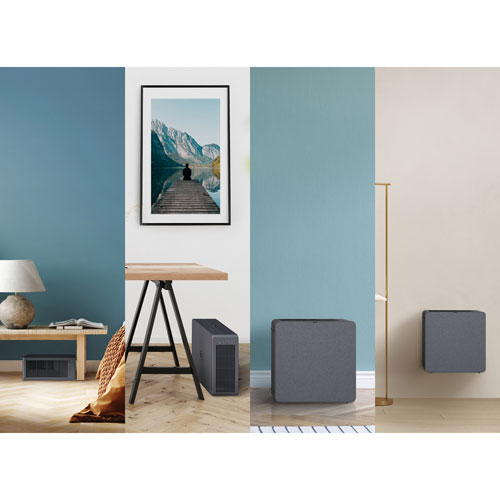 Purificateur d'air intelligent avec filtre HEPA AP-1 Renew d'AIRTHINGS - Gris foncé