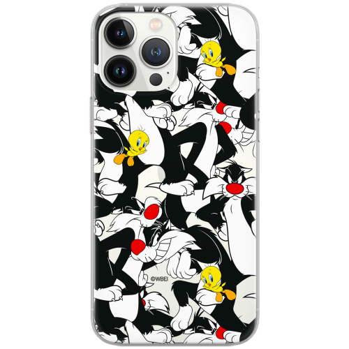 Warner Bros Étui Looney Tunes pour SAMSUNG A52 5G/A52 LTE 4G/A52S 5G motif : Sylvester et Tweety 004