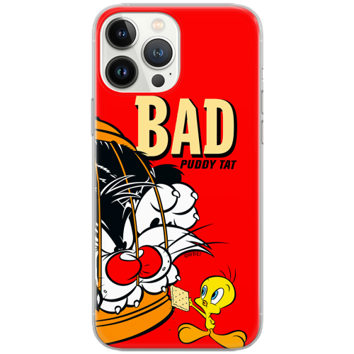 Warner Bros Étui Looney Tunes pour SAMSUNG A52 5G/A52 LTE 4G/A52S 5G motif : Sylvester et Tweety 003