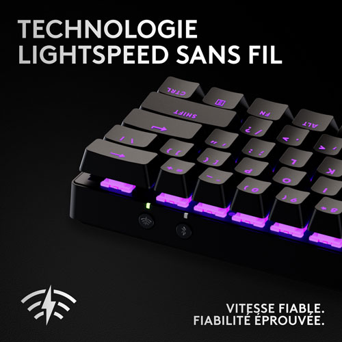 Logitech PRO X 60 LIGHTSPEED Wireless Backlit Mechanical GX Optical Tactile Gaming Keyboard