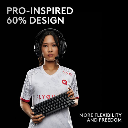 Logitech PRO X 60 LIGHTSPEED Wireless Backlit Mechanical GX Optical Linear Gaming Keyboard