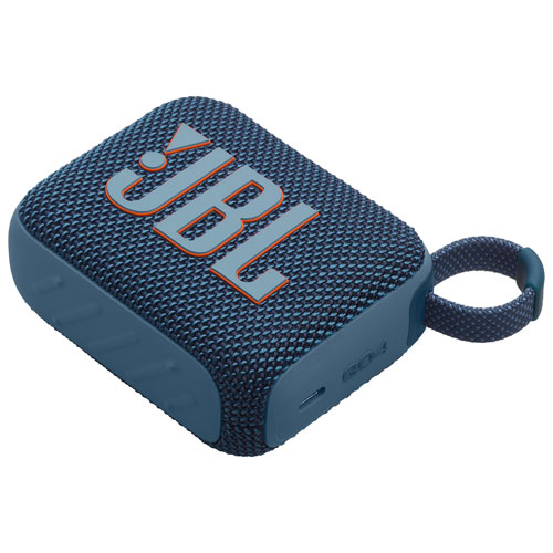 Haut-parleur sans fil Bluetooth étanche GO 4 de JBL - Bleu
