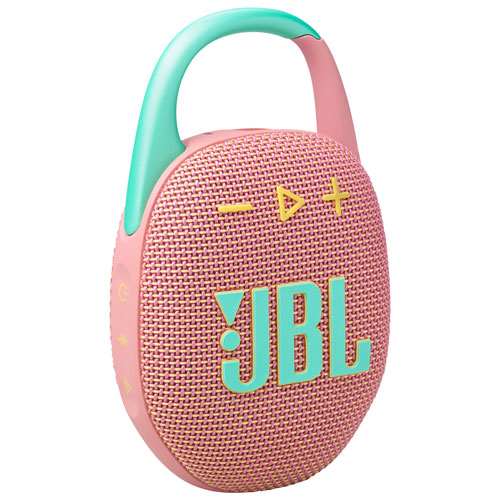 JBL Clip 5 Waterproof Bluetooth Wireless Speaker - Pink