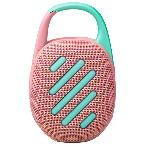 JBL Clip 5 Waterproof Bluetooth Wireless Speaker - Pink