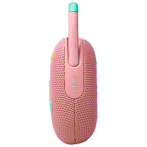 JBL Clip 5 Waterproof Bluetooth Wireless Speaker - Pink
