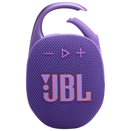 Haut-parleur sans fil Bluetooth étanche Clip 5 de JBL - Violet