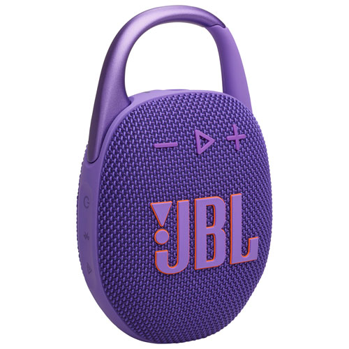 Haut-parleur sans fil Bluetooth étanche Clip 5 de JBL - Violet