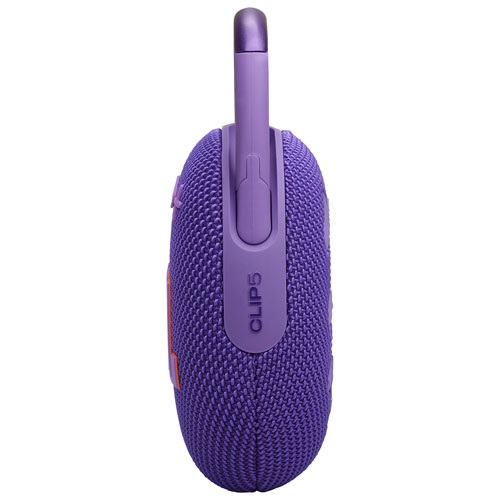 Haut-parleur sans fil Bluetooth étanche Clip 5 de JBL - Violet