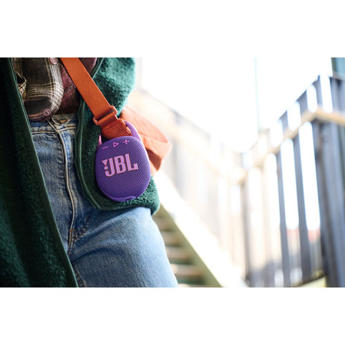 Haut-parleur sans fil Bluetooth étanche Clip 5 de JBL - Violet