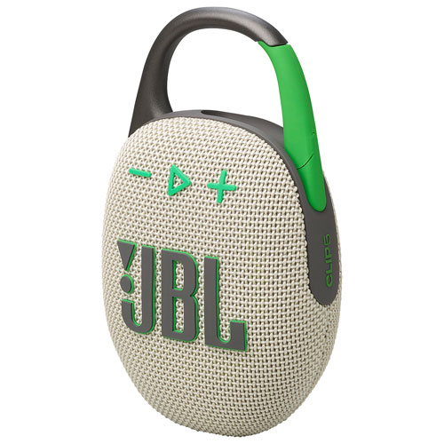 JBL Clip 5 Waterproof Bluetooth Wireless Speaker - Sand