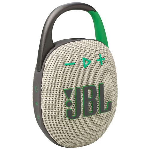 JBL Clip 5 Waterproof Bluetooth Wireless Speaker - Sand