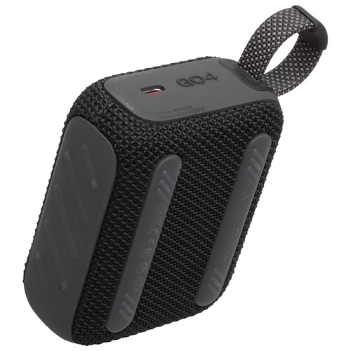 Haut-parleur sans fil Bluetooth étanche GO 4 de JBL - Noir