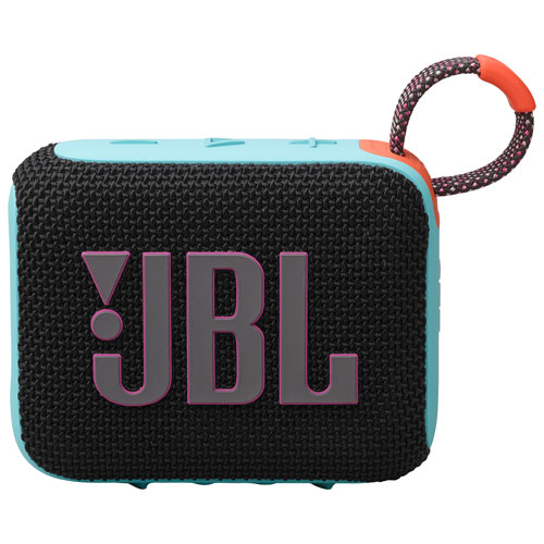 JBL Go 4 Waterproof Bluetooth Wireless Speaker - Funky Black