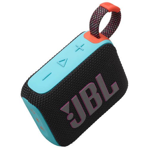 Haut-parleur sans fil Bluetooth étanche GO 4 de JBL - Noir de fantaisie