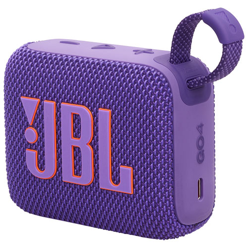 Haut-parleur sans fil Bluetooth étanche Go 4 de JBL - Violet