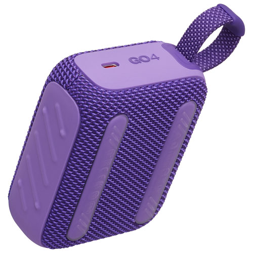 Haut-parleur sans fil Bluetooth étanche Go 4 de JBL - Violet