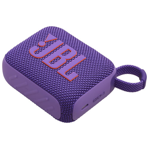 Haut-parleur sans fil Bluetooth étanche Go 4 de JBL - Violet