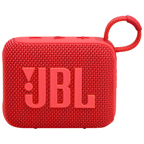 JBL Go 4 Waterproof Bluetooth Wireless Speaker - Red