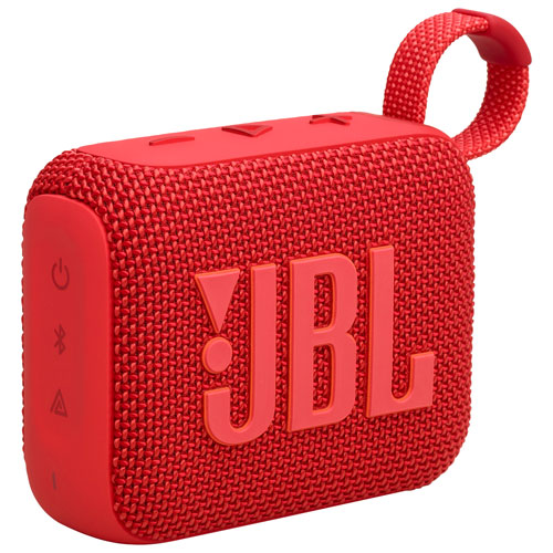 Haut-parleur sans fil Bluetooth étanche GO 4 de JBL - Rouge