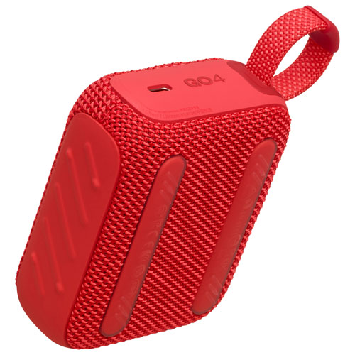 Haut-parleur sans fil Bluetooth étanche GO 4 de JBL - Rouge