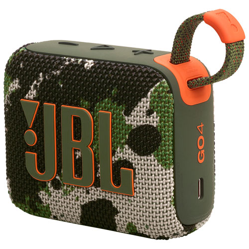 Haut-parleur sans fil Bluetooth étanche Go 4 de JBL - Camouflage
