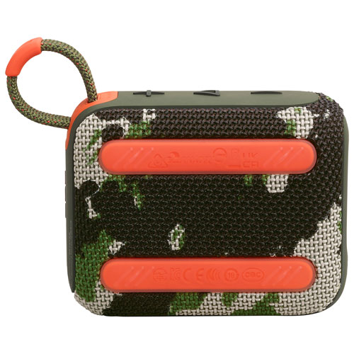 Haut-parleur sans fil Bluetooth étanche Go 4 de JBL - Camouflage