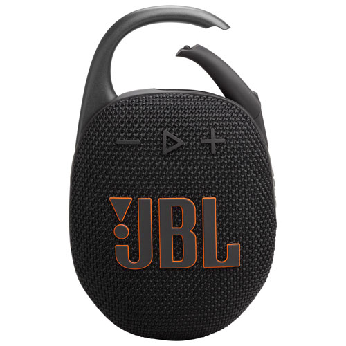 Haut-parleur sans fil Bluetooth étanche Clip 5 de JBL - Noir