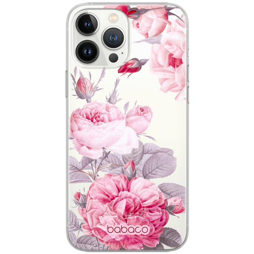 Étui Babaco pour iPhone 15 PLUS motif : Fleurs 050