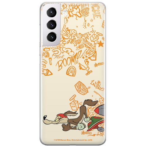 Warner Bros Étui Looney Tunes pour SAMSUNG S21 PLUS motif : Coyote 002