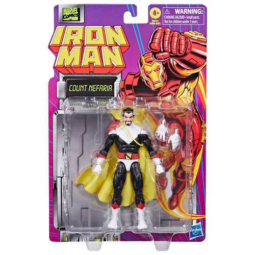 Hasbro Marvel Legends Series: Marvel Comics Iron-Man - Figurine d'action du Comte Néfaria
